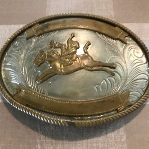 german silver belt buckle